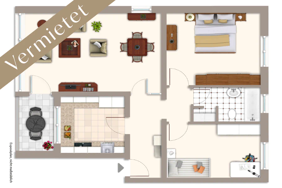 Mietwohnung im Musikerviertel von Recklinghausen-Nord – vermietet durch Dr. Gerbaulet Immobilien